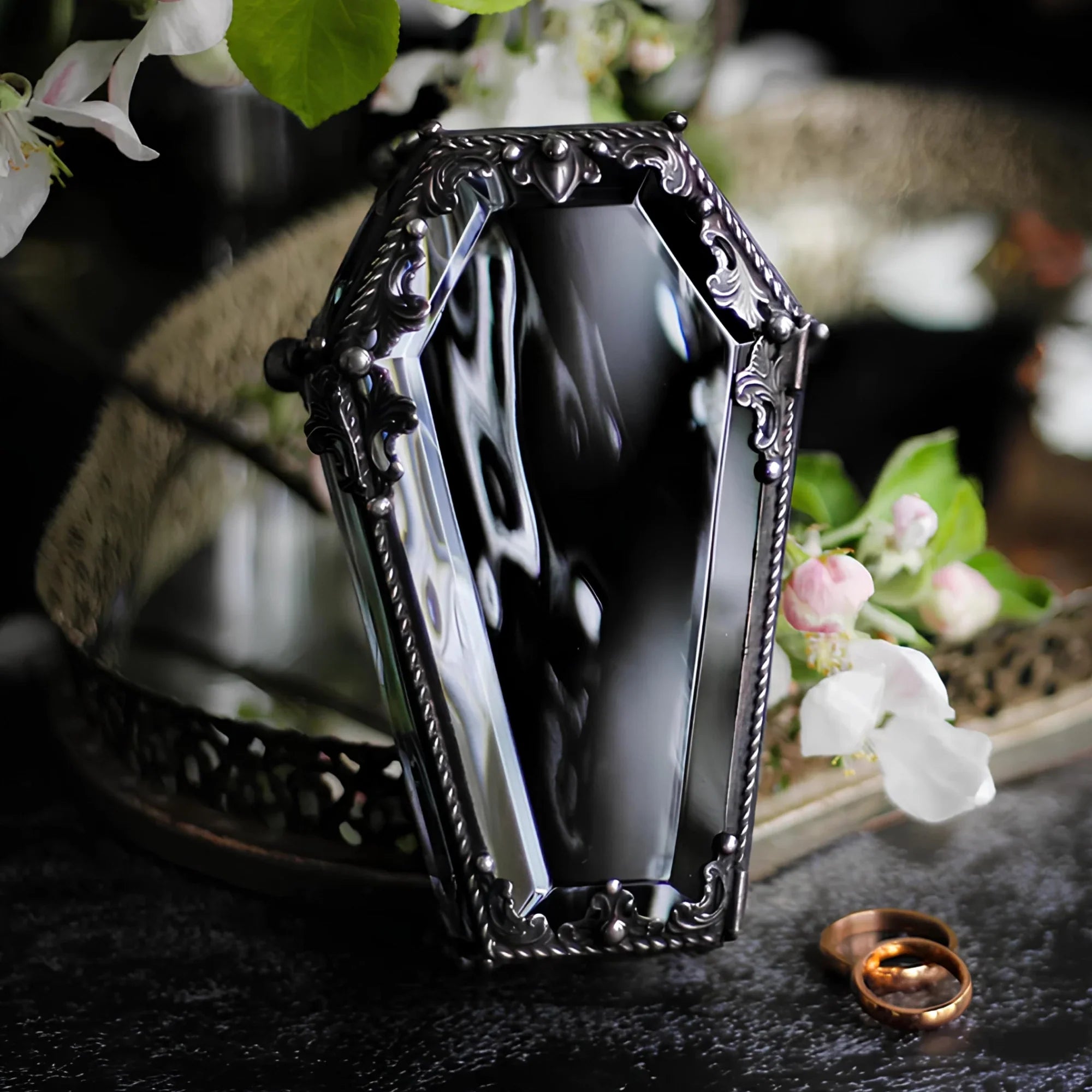 Coffin jewelry box