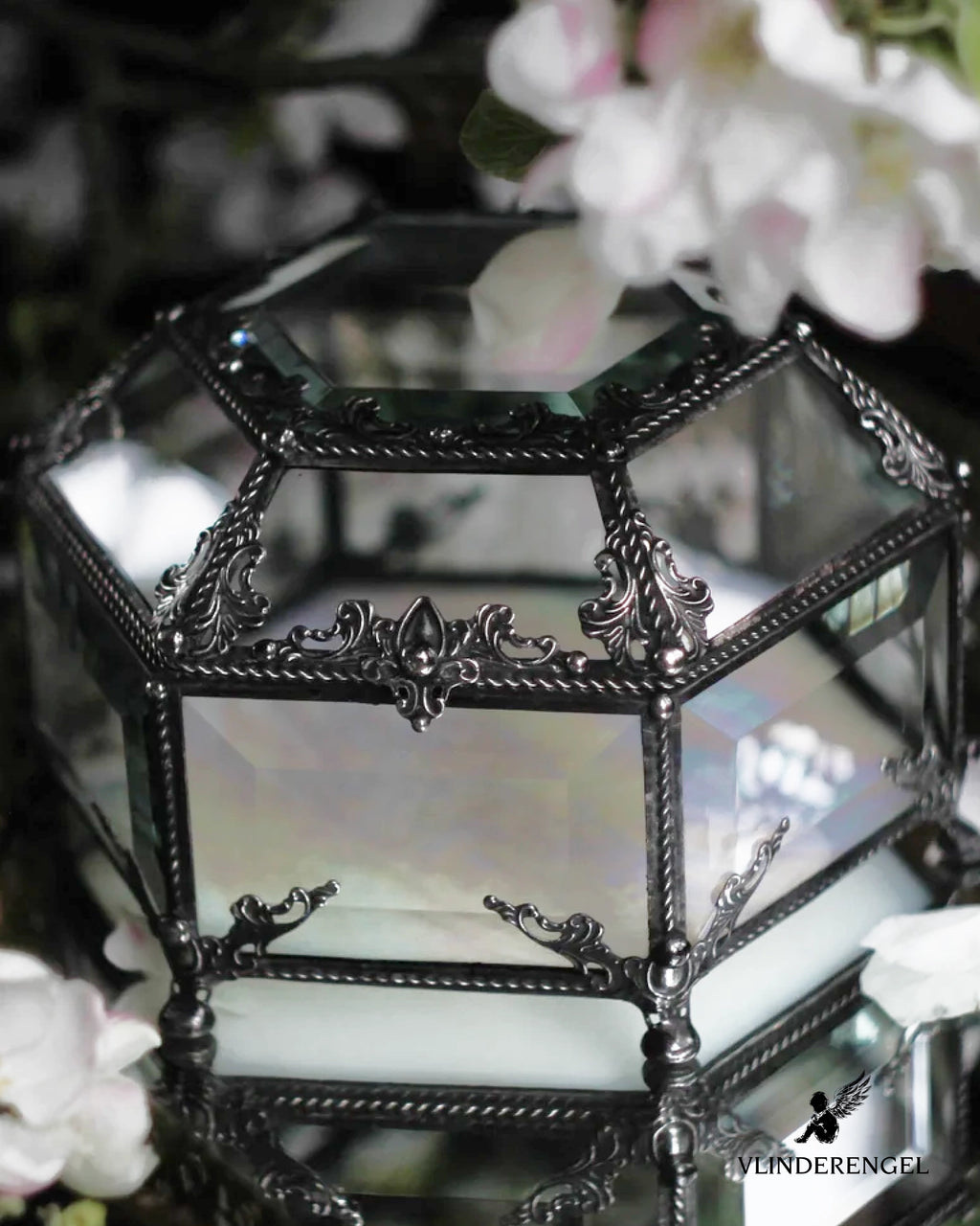 Hexagonal Jewelry Box 9x12x5