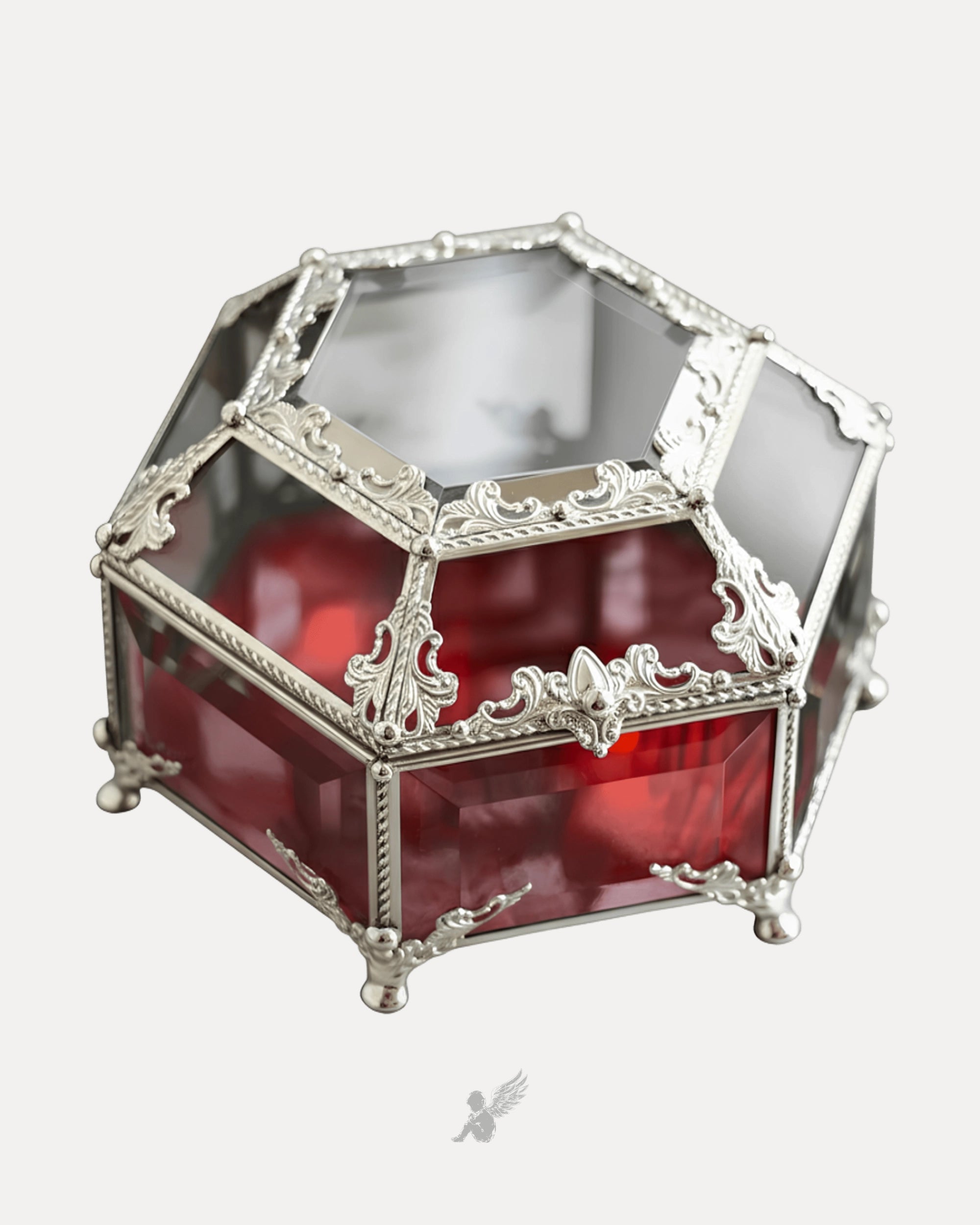 Hexagonal Jewelry Box 9x12x5