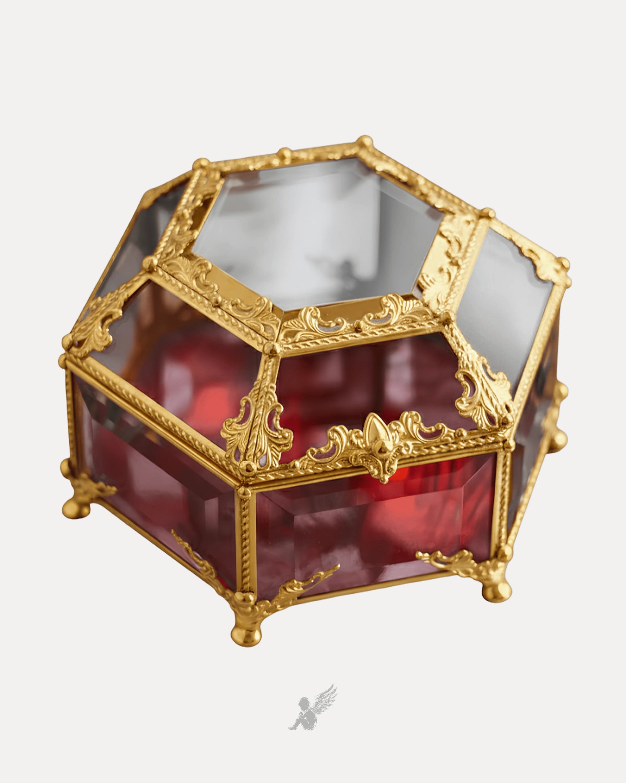 Hexagonal Jewelry Box 9x12x5